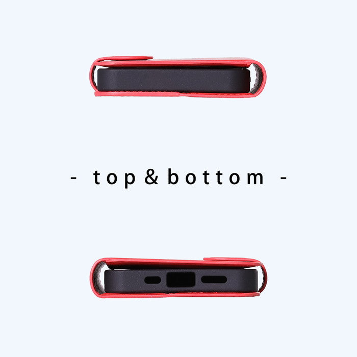 ムーミン / 耐衝撃 マグネットベルト シンプル 手帳型レザーケース