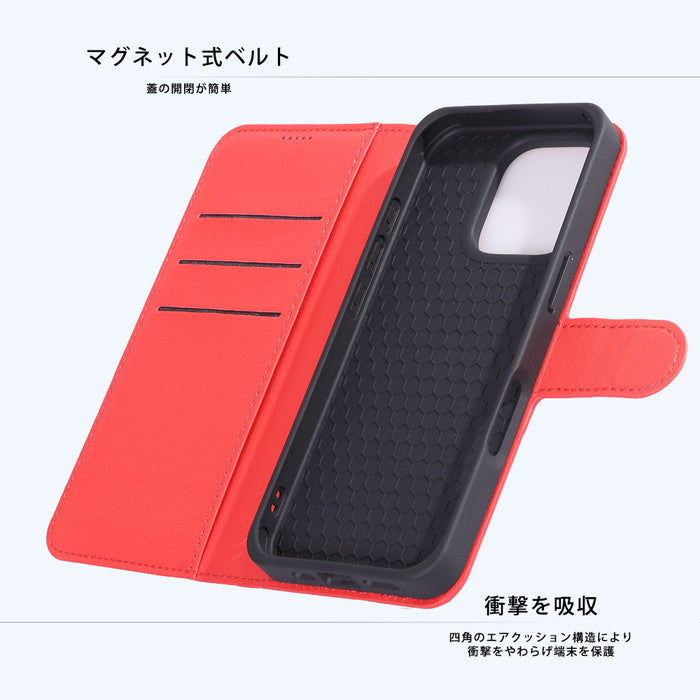 ムーミン / 耐衝撃 マグネットベルト シンプル 手帳型レザーケース