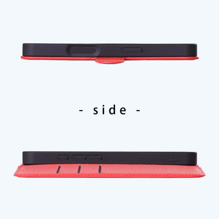 ムーミン / 耐衝撃 マグネットベルト シンプル 手帳型レザーケース