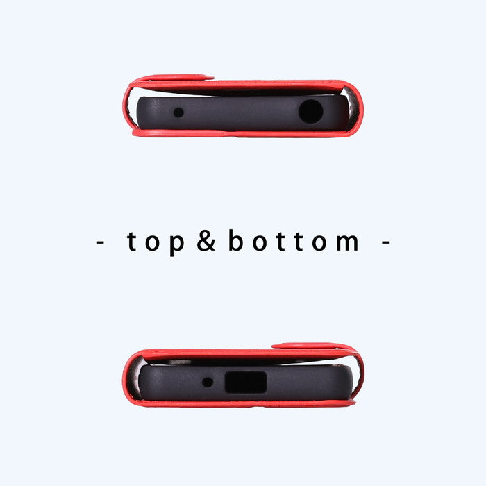 ムーミン / 耐衝撃 マグネットベルト シンプル 手帳型レザーケース