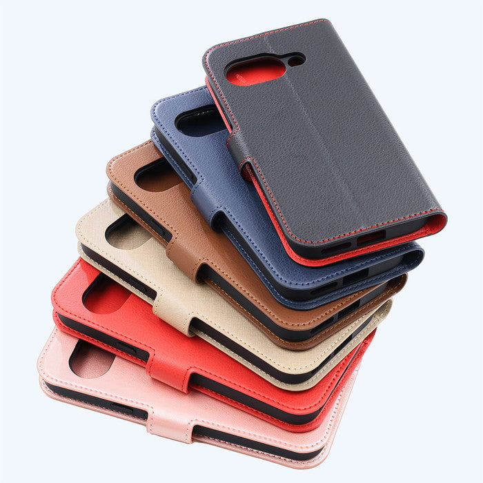 Like standard 耐衝撃 マグネットベルト シンプル 手帳型レザーケース