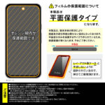 Like standard PETフィルム 光沢 抗菌・抗ウイルス 平面保護 指紋防止 指紋認証対応