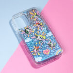 パワーパフガールズ / 衝撃吸収 バンパー 動く キラキラ ラメ グリッターケース