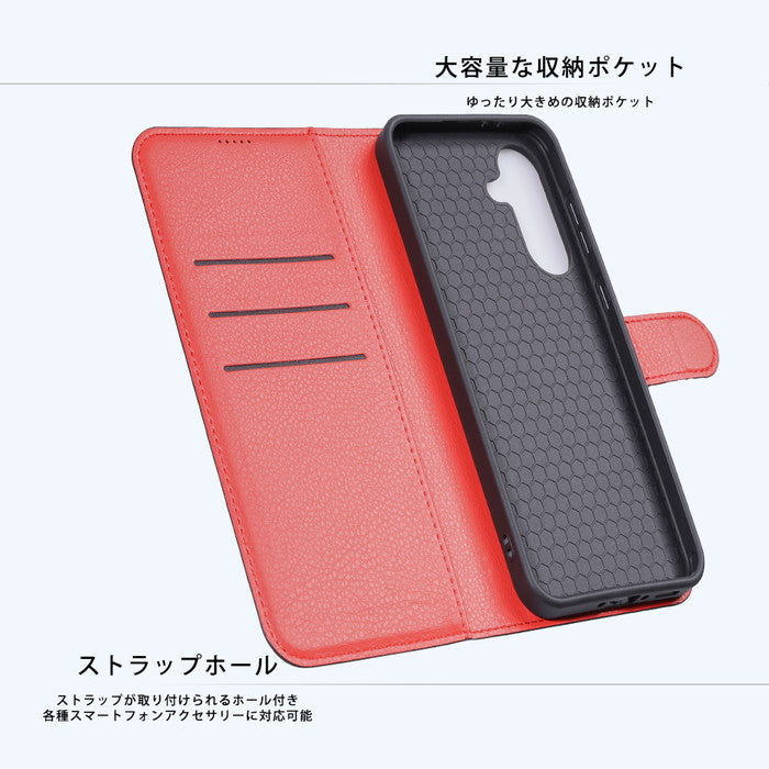 Like standard 耐衝撃 マグネットベルト シンプル 手帳型レザーケース