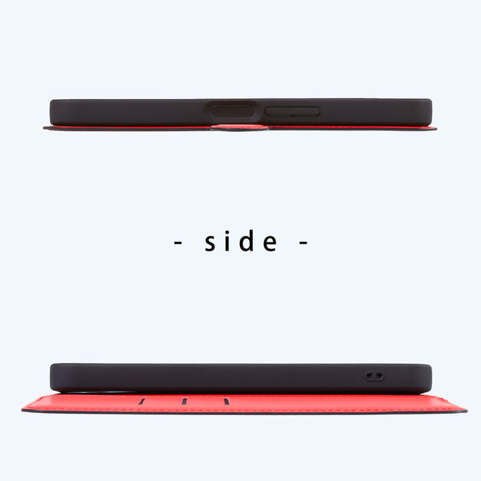 Like standard 耐衝撃 マグネットベルト シンプル 手帳型レザーケース