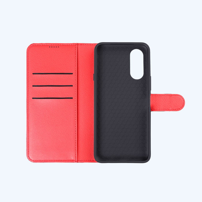 Like standard 耐衝撃 マグネットベルト シンプル 手帳型レザーケース