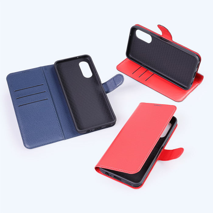 Like standard 耐衝撃 マグネットベルト シンプル 手帳型レザーケース