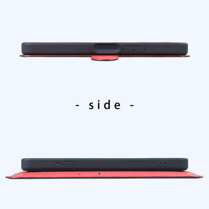 Like standard 耐衝撃 マグネットベルト シンプル 手帳型レザーケース