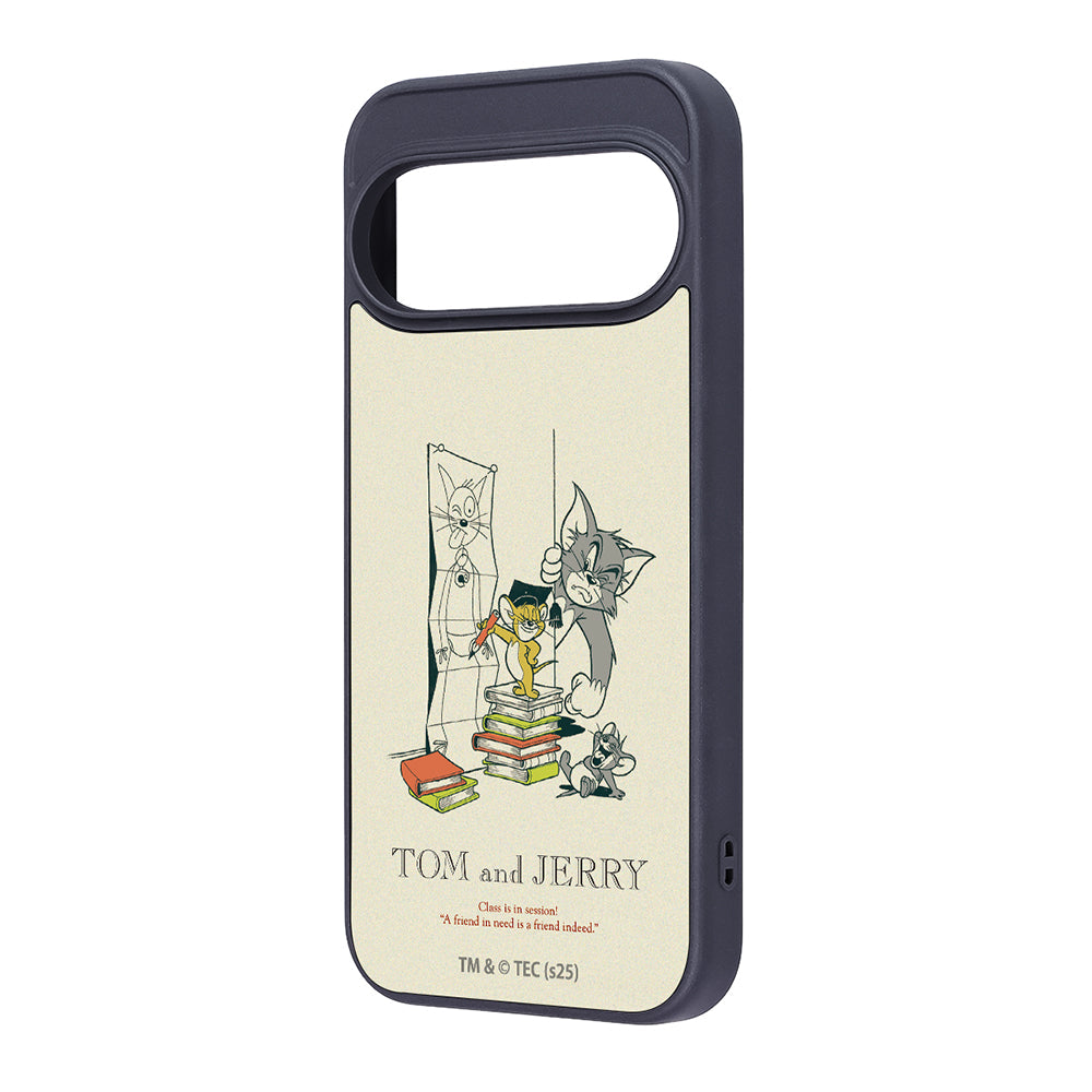 トムとジェリー / maru 衝撃吸収 バンパー ハイブリッドケース / トムとジェリー 授業