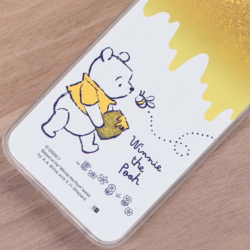 ディズニー / 衝撃吸収 バンパー 動く キラキラ ラメ グリッターケース