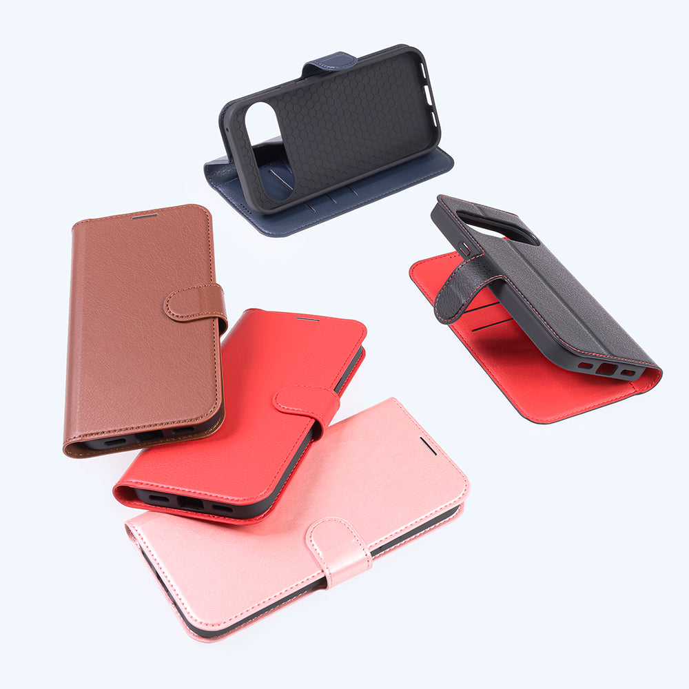 Like standard 耐衝撃 マグネットベルト シンプル 手帳型レザーケース