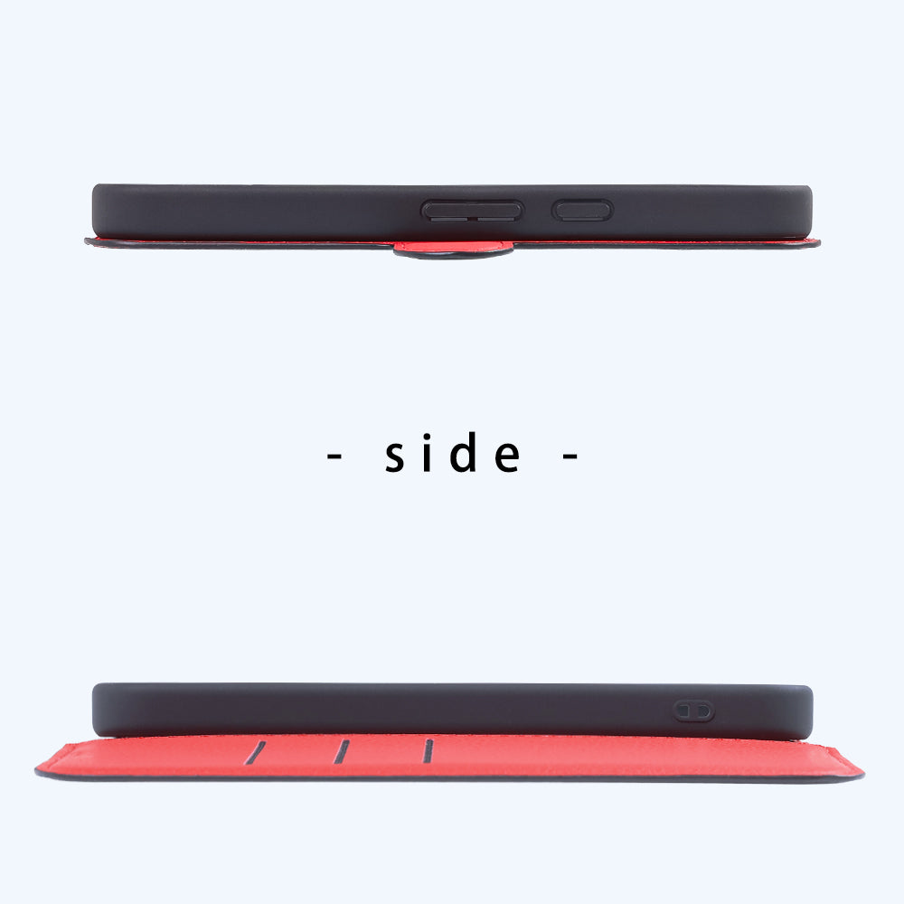 Like standard 耐衝撃 マグネットベルト シンプル 手帳型レザーケース