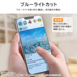 Like standard PETフィルム ブルーライトカット 光沢 衝撃吸収 抗菌・抗ウイルス 平面保護 指紋防止
