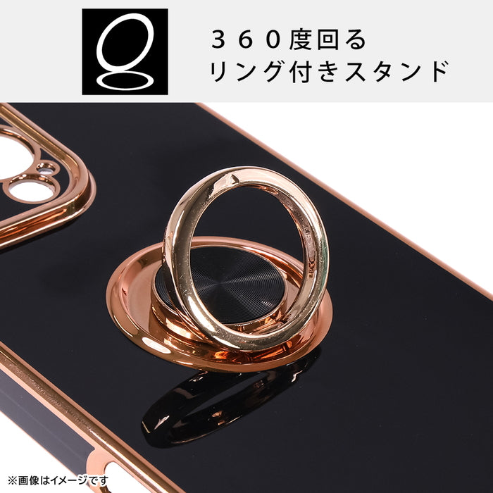 ソフトケース 精密設計 フレームメッキ リング付き