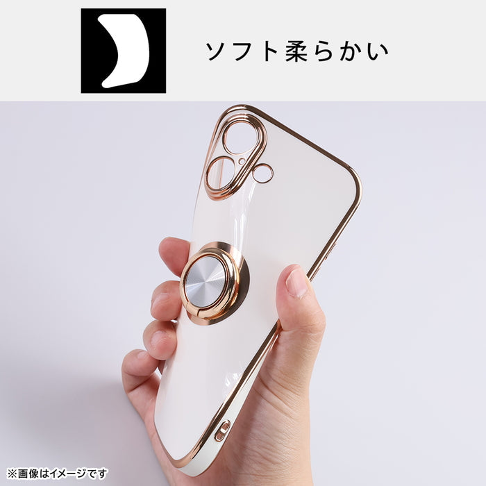 ソフトケース 精密設計 フレームメッキ リング付き
