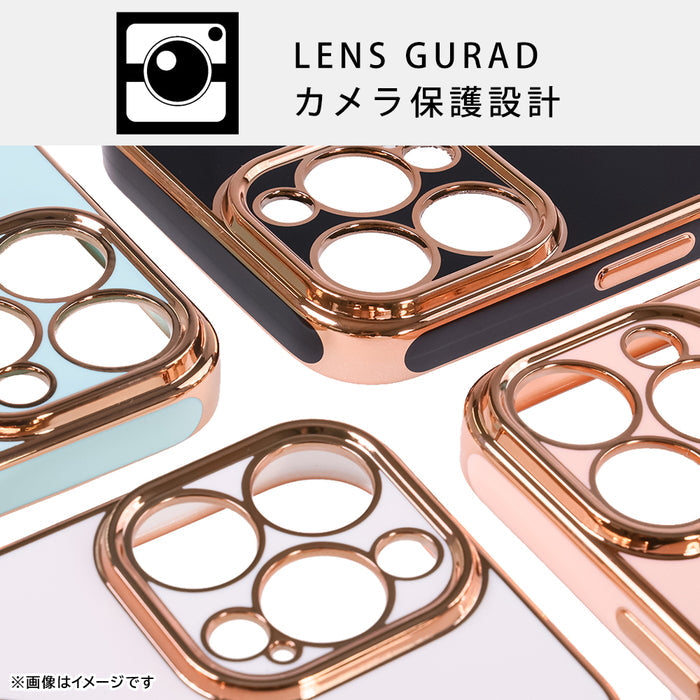 ソフトケース 精密設計 フレームメッキ リング付き