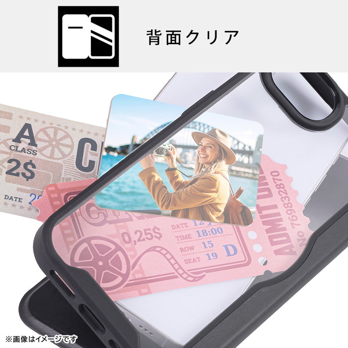 クリアフリップケース マグネット