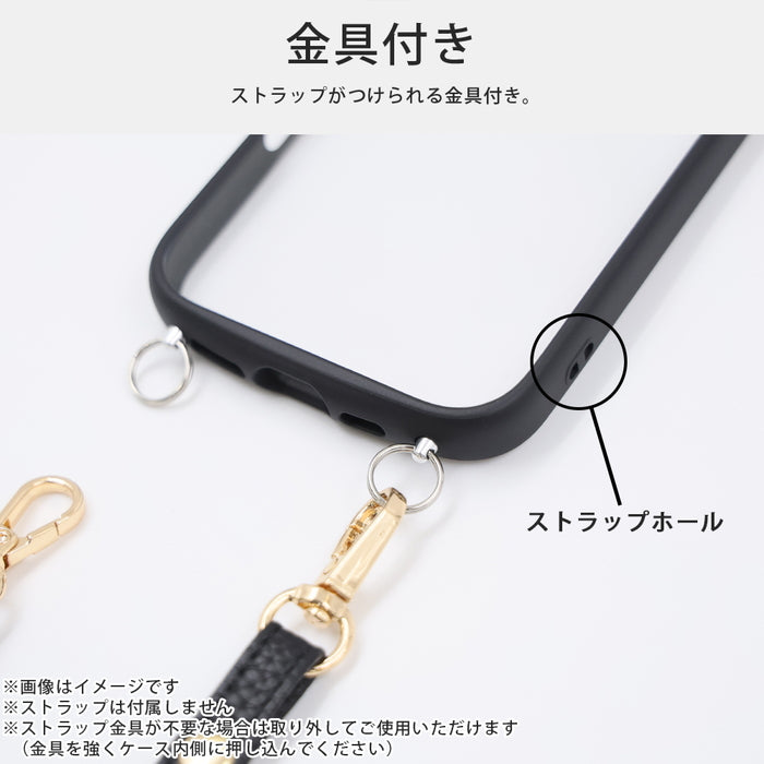 Puffull 耐衝撃 バンパー ストラップ金具付き ハイブリッドケース