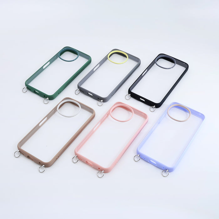 Puffull 耐衝撃 バンパー ストラップ金具付き ハイブリッドケース
