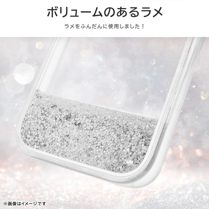 ムーミン / 衝撃吸収 バンパー 動く キラキラ ラメ グリッターケース