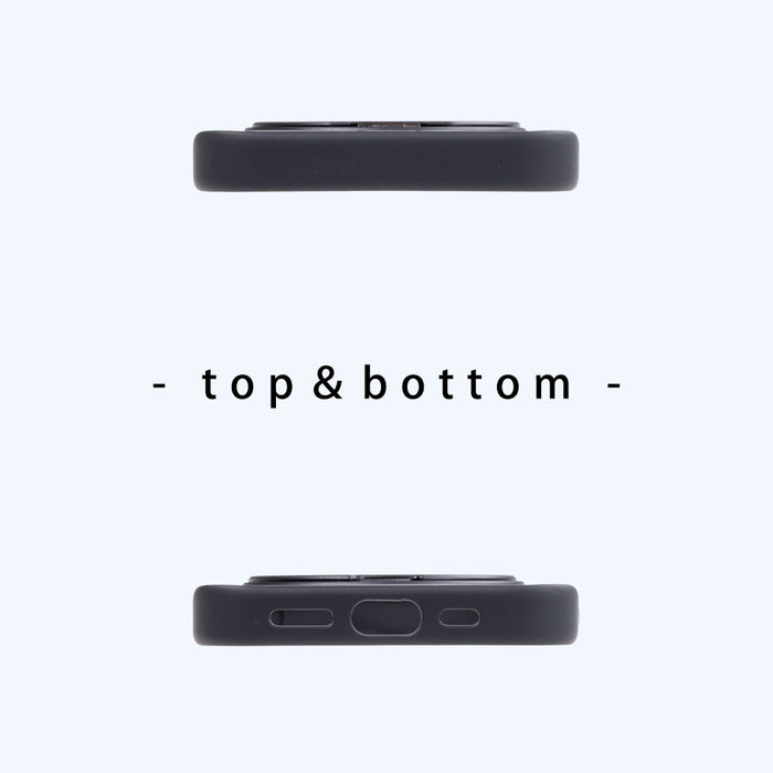 ハイブリッドケース シルキーマット マグネット充電対応 リング付き