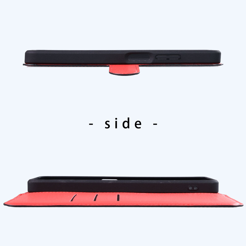 手帳型レザーケースマグネット