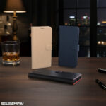 手帳型レザーケースマグネット