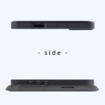 クリアフリップケース マグネット マグネット充電対応
