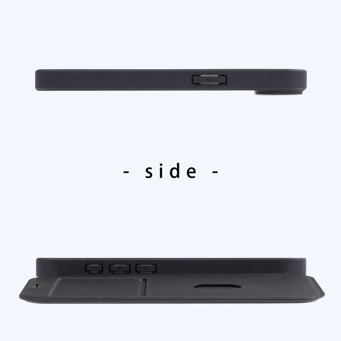 クリアフリップケース マグネット マグネット充電対応