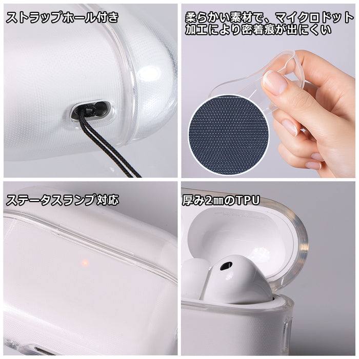 AirPods Pro 3 / ソフトケース 精密設計 / クリア