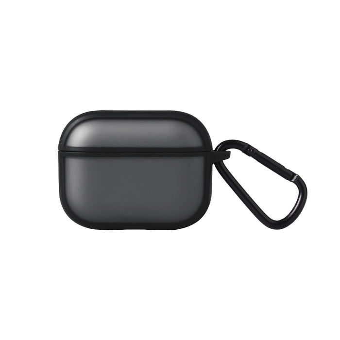 AirPods Pro 3 / 耐衝撃 カラーケース シルキーマット / ブラック / ブラック