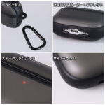 AirPods Pro 3 / 耐衝撃 カラーケース シルキーマット / ブラック