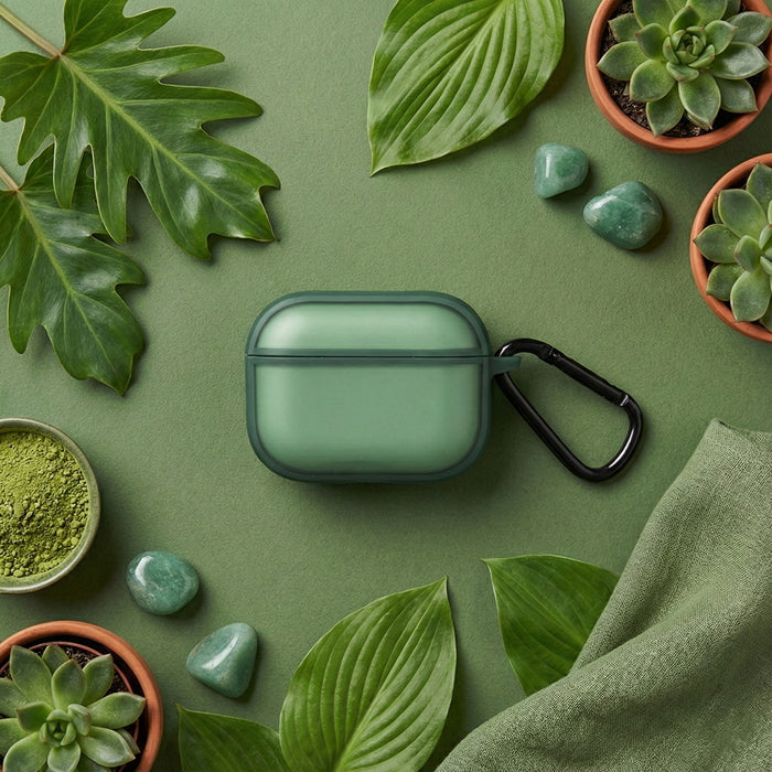AirPods Pro 3 / 耐衝撃 カラーケース シルキーマット / ブラック