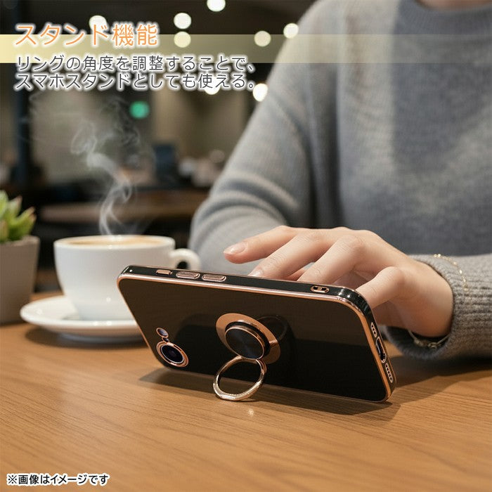 ソフトケース 精密設計 フレームメッキ +リング