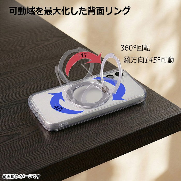 ハイブリッド タフケース 5H リング付き +MagSafe