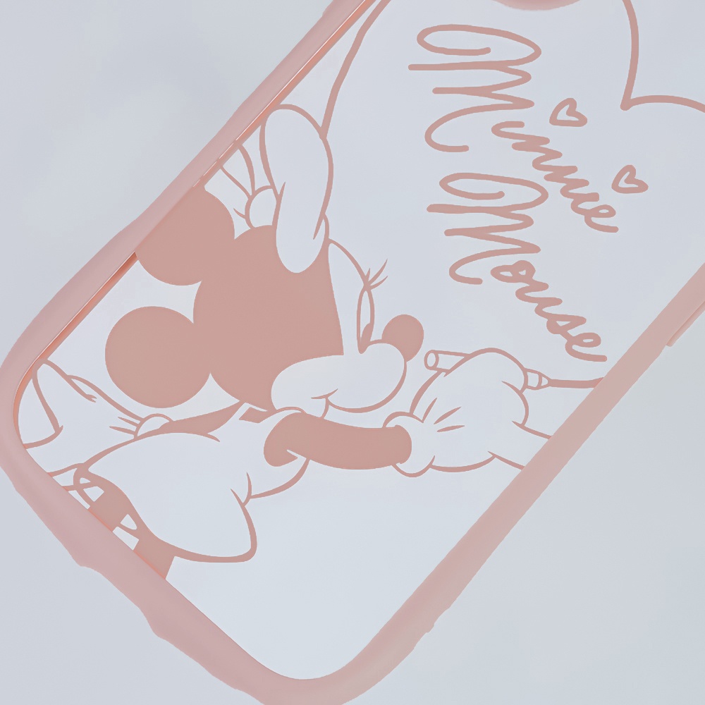 ディズニー / Puffull 衝撃吸収 バンパー ハイブリッドケース
