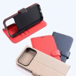 手帳型レザーケース シンプル マグネット