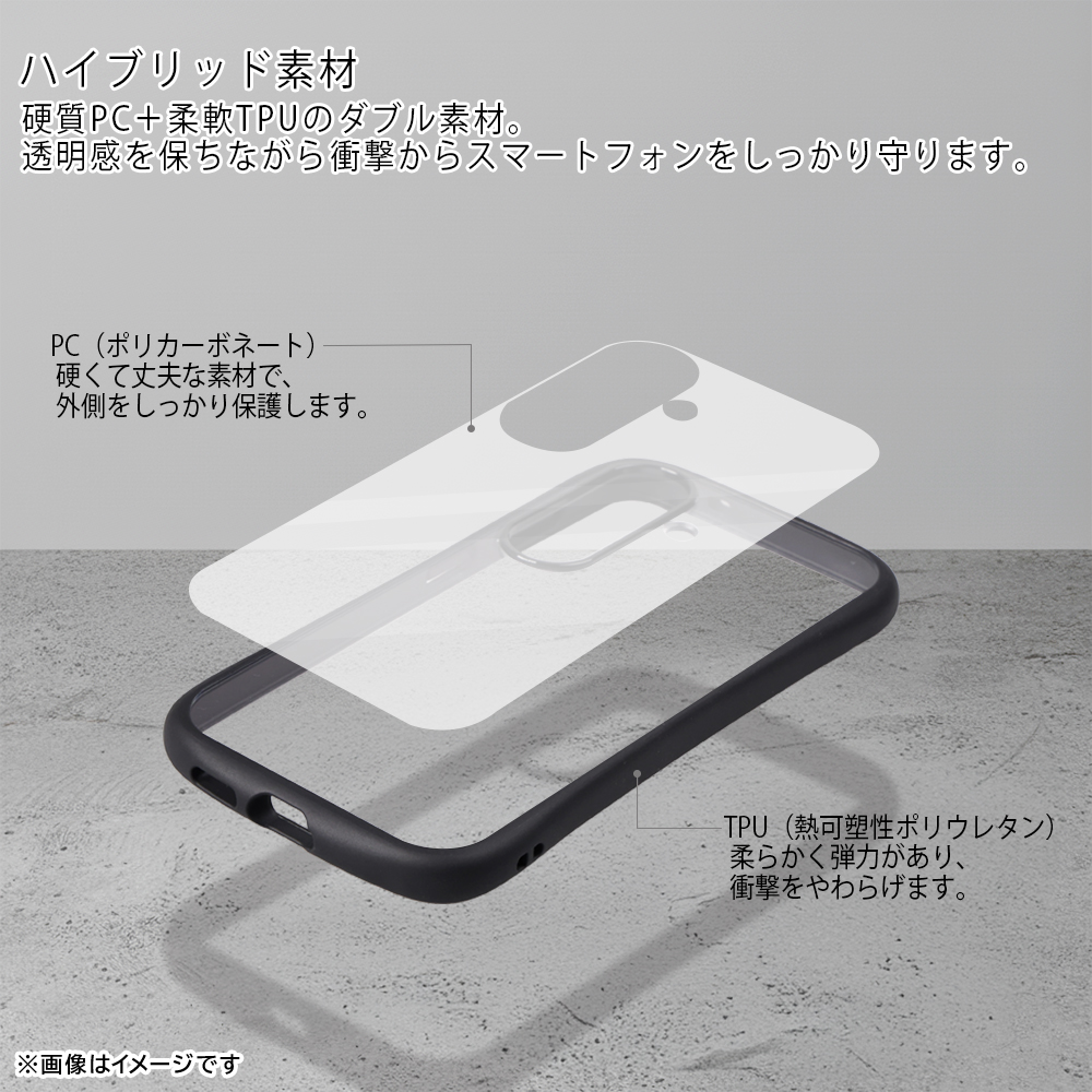 ハイブリッド タフケース Puffull +レンズガードリング
