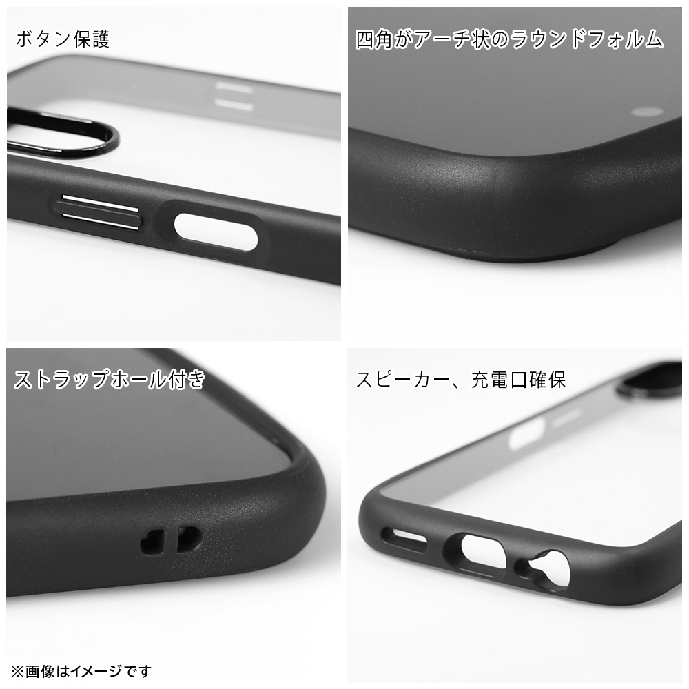 ハイブリッド タフケース Puffull +レンズガードリング