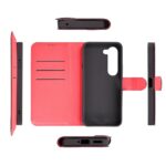 手帳型レザーケース シンプル マグネット