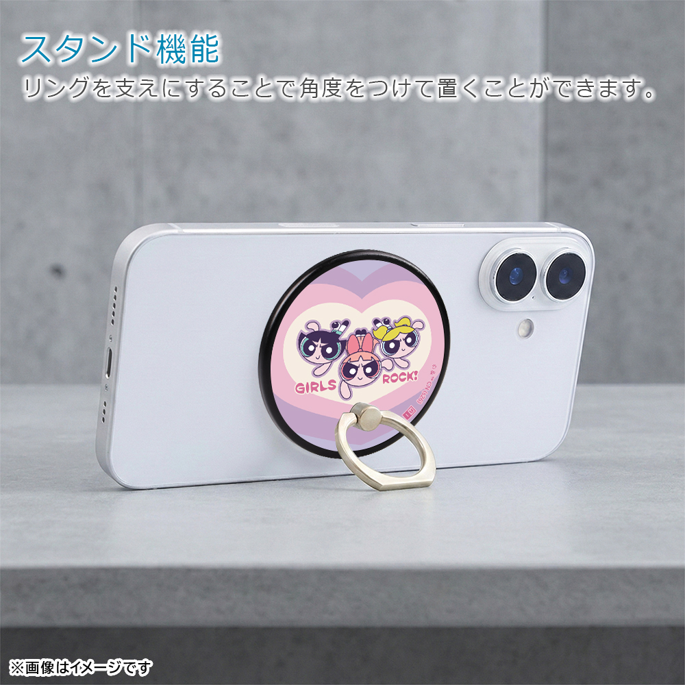 パワーパフガールズ / magness マグネット ミラー スマホリング スタンド