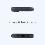 クリアフリップケース マグネット マグネット充電対応