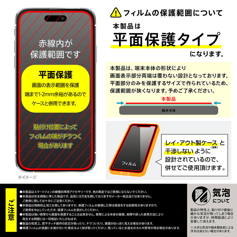 ガラスフィルム 失敗しない 超かんたん貼り付け キット付き 硬度10H 高透明