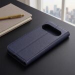 手帳型レザーケース シンプル マグネット