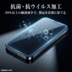 フィルム 抗菌 抗ウィルス 反射防止 指紋認証対応