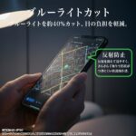 フィルム 抗菌 抗ウィルス 耐衝撃 ブルーライトカット 反射防止 指紋認証対応