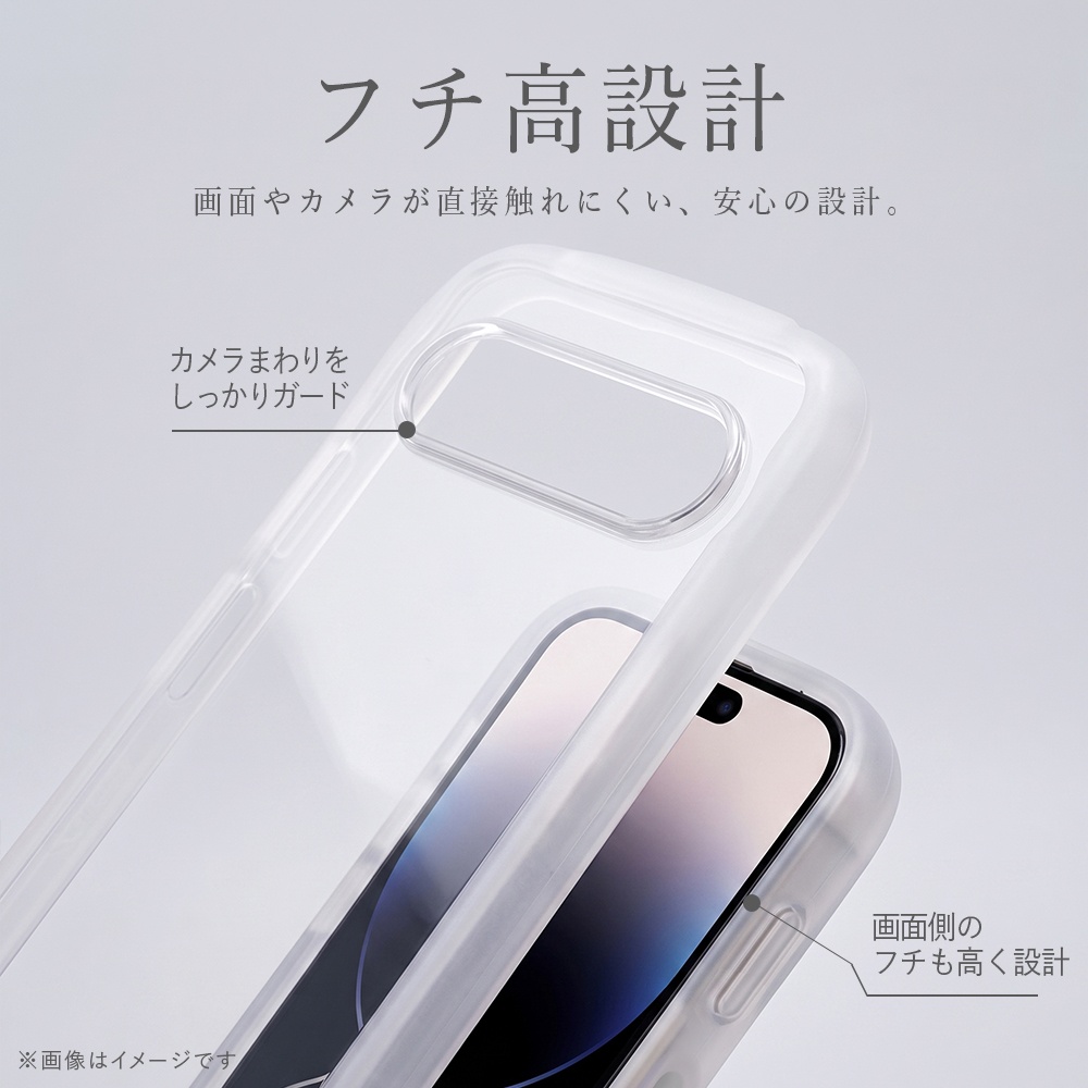 ハイブリッド タフケース Puffull +レンズガードリング