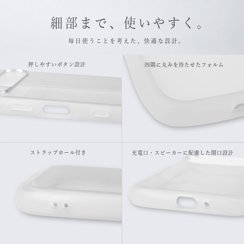 ハイブリッド タフケース Puffull +レンズガードリング